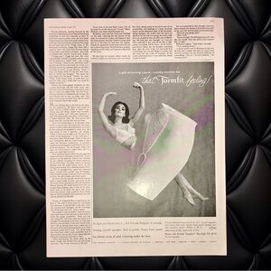 Vintage "Formfit Tummy Girdle" Advertising Print